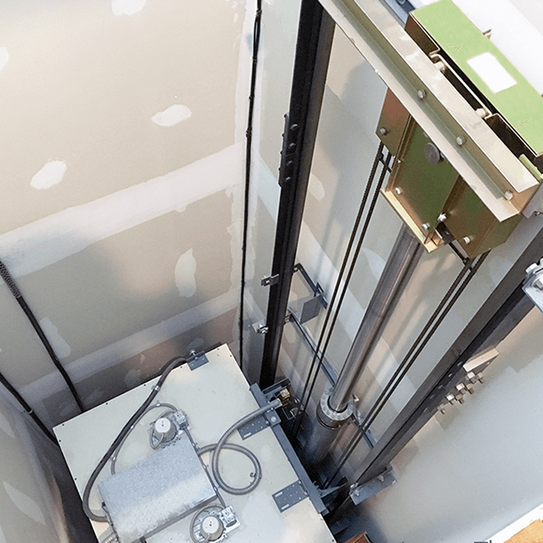 hydraulic lift installation